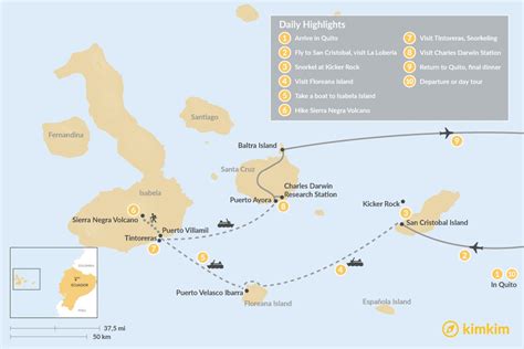 galapagos itinerary 10 days